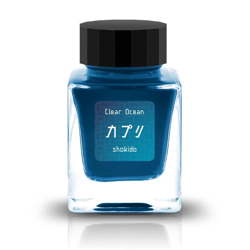 万年筆用インク Clear Ocean カプリ のボトル