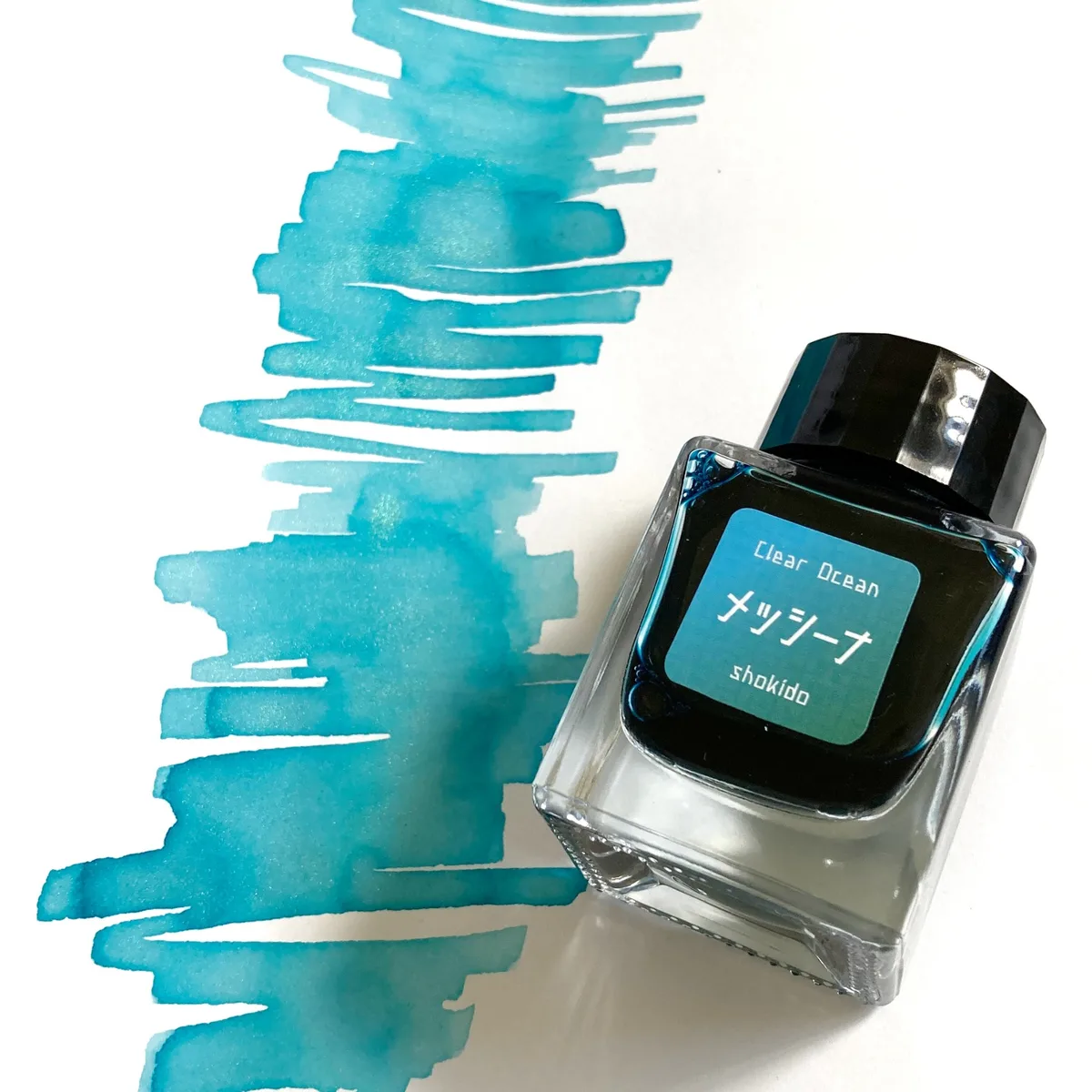 万年筆用インク Clear Ocean メッシーナ の色見本